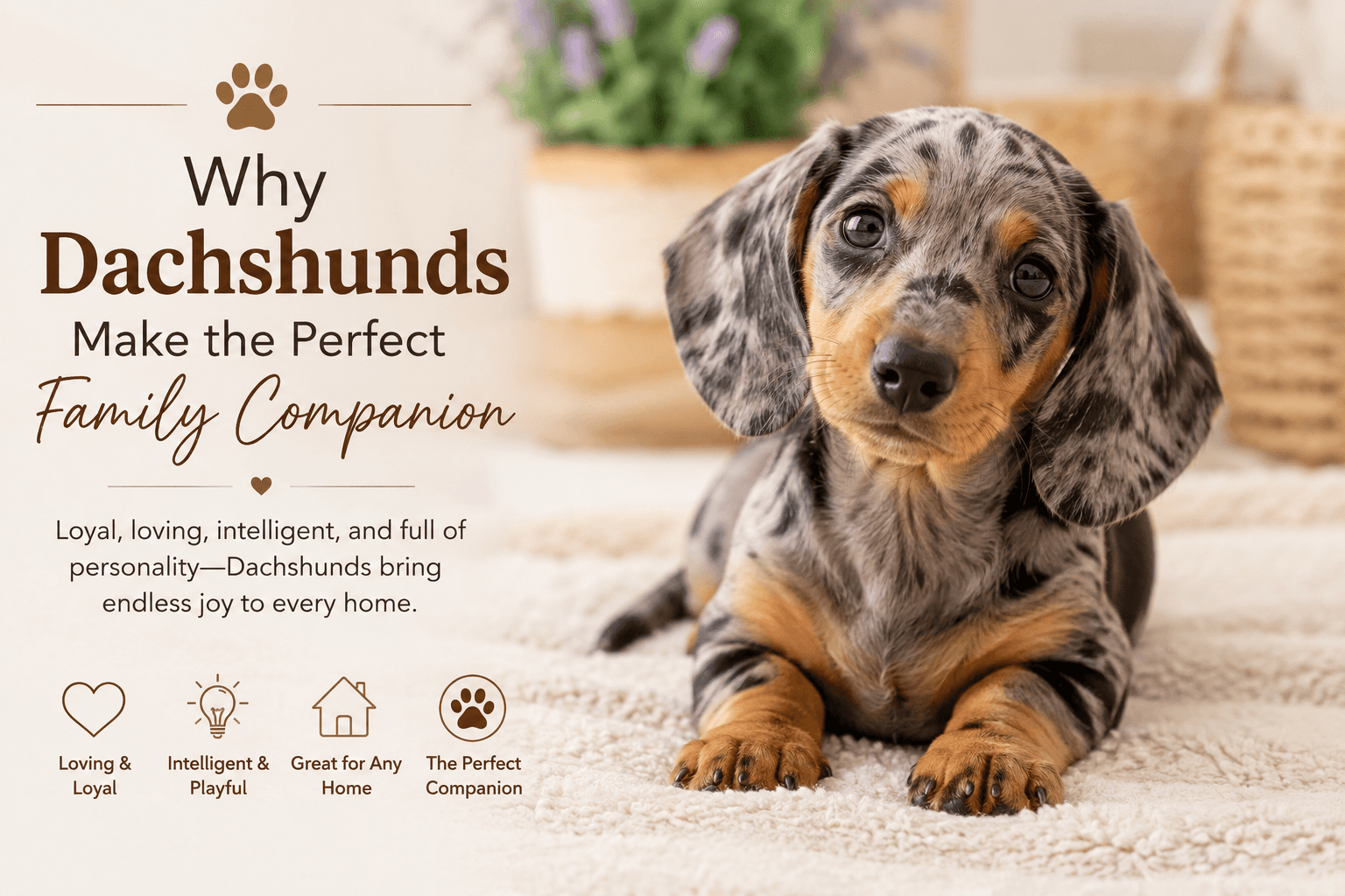 Why Dachshunds Make the Perfect Family Companion